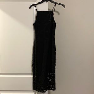 Black Patterned Dress